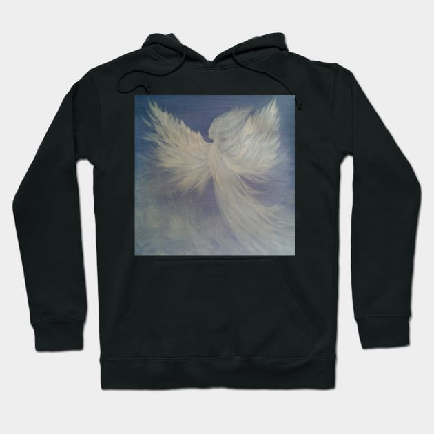 Angel Watching Over Us Clouds Beautiful Angel design Gifts Hoodie by tamdevo1